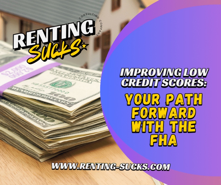 Understanding and improving low credit scores for a mortgage